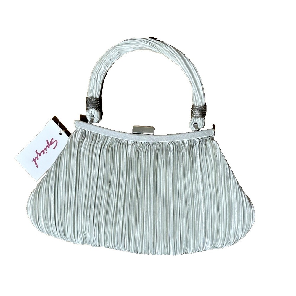 Vintage La Regale Silver Evening Mini Bag NEW